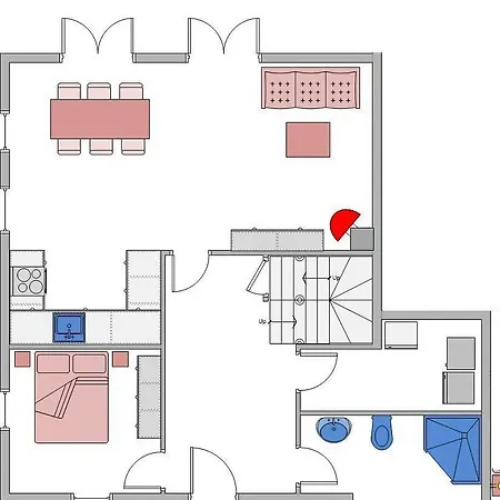 בית נופש Doppelhaushaelfte Albrecht Hus *